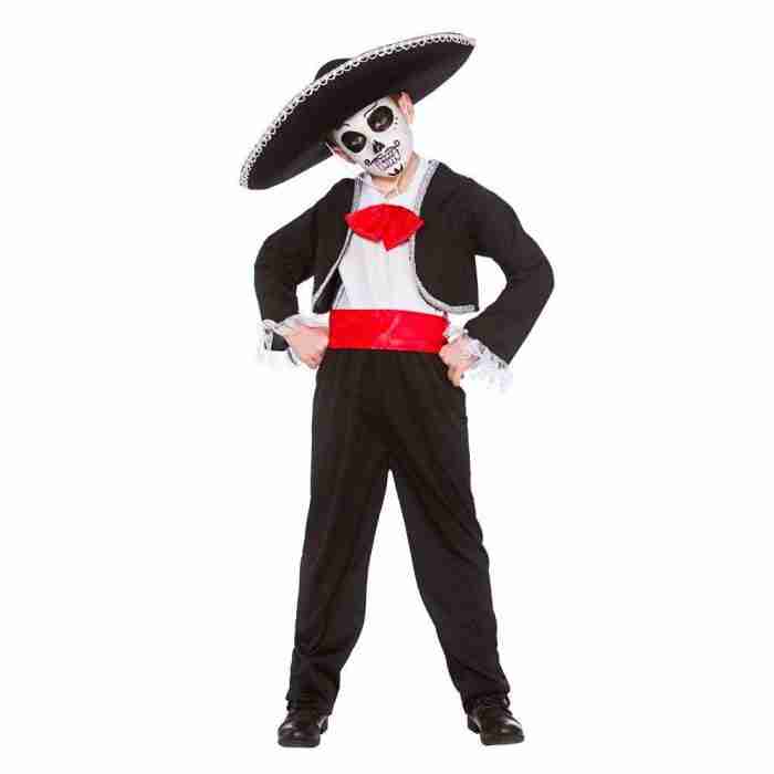Kinder Tag der Toten Kostüm - mexikanisches Halloween Outfit für Kinder