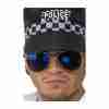 Pilotenbrille Silber Aviator Kostüm Accessoire - carnivalstore.de
