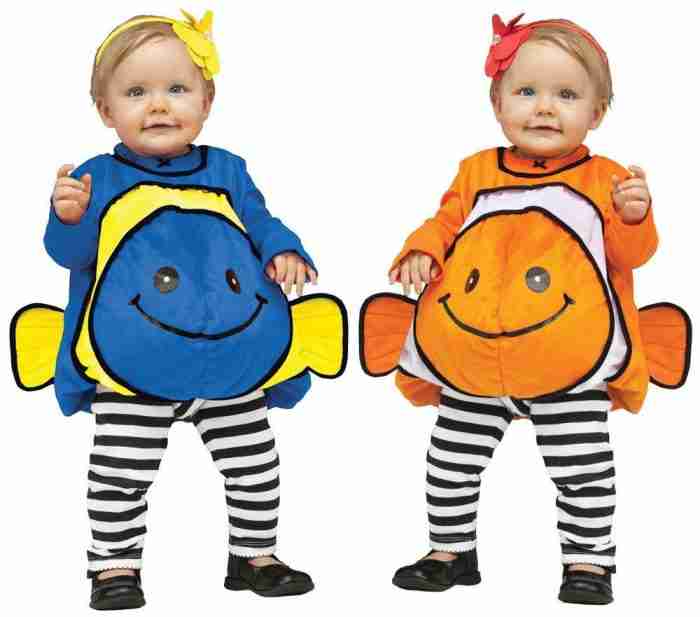 Faschingskostüm Kleinkind Goldfisch Orange - Süßes Fischkostüm für Babys