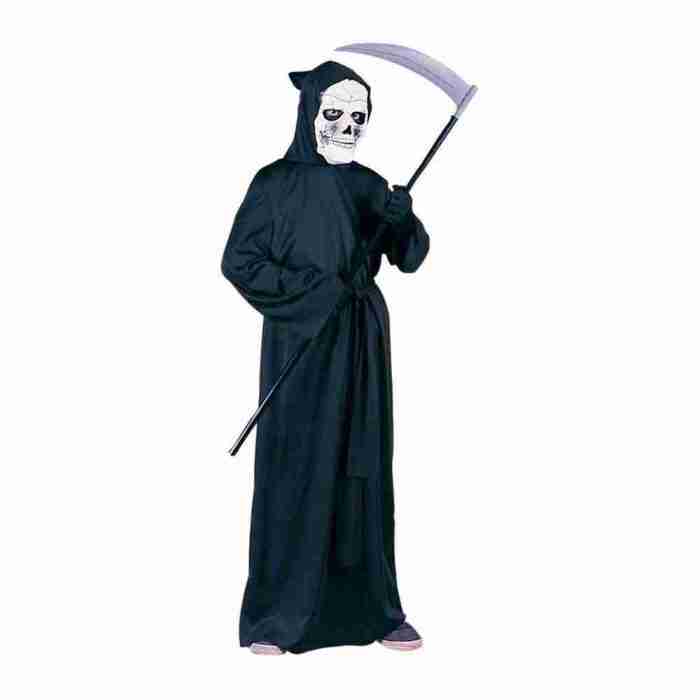 Hexenkostüm Kinder schwarz Horror Robe Halloween Kostüm