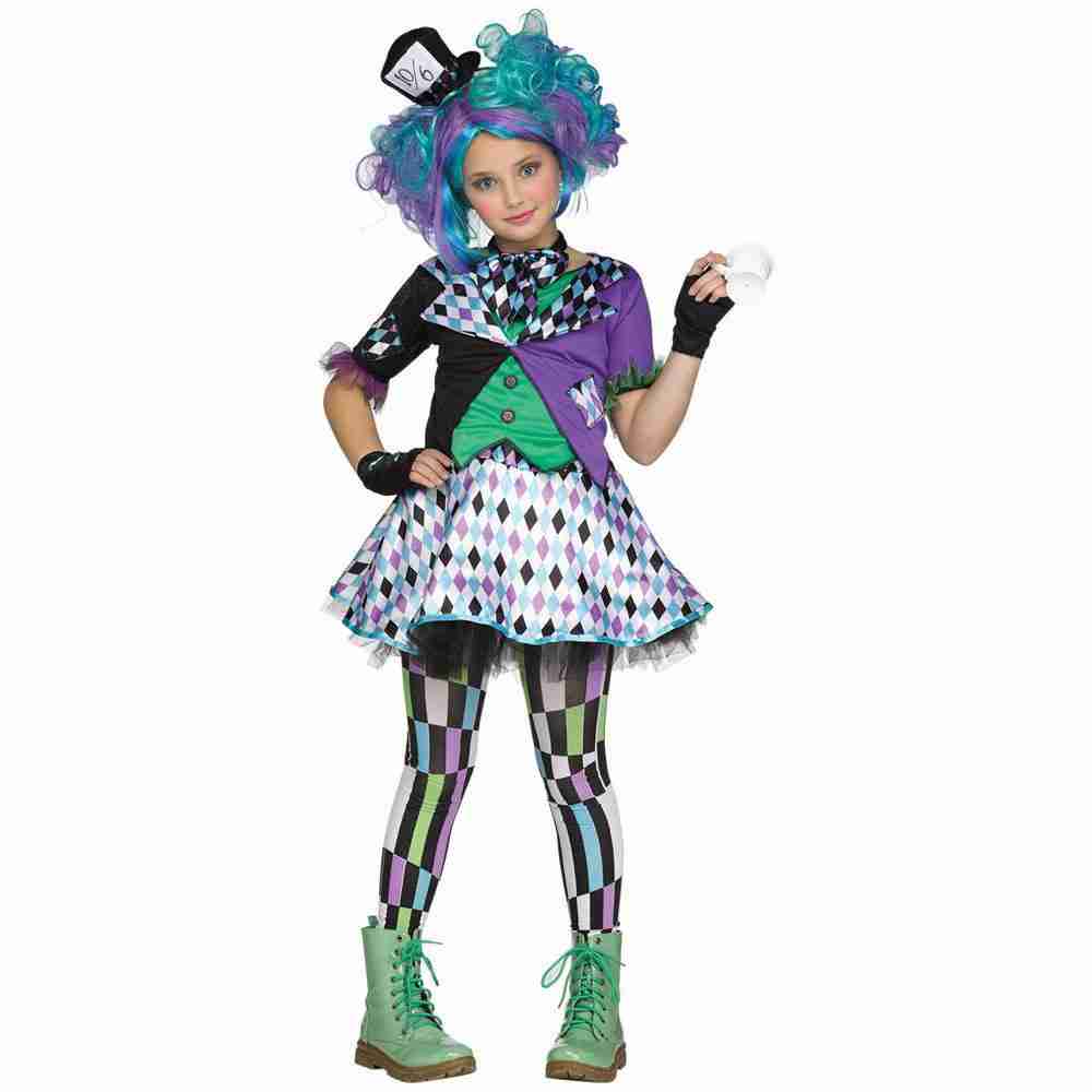 Hutmacher Kinderkostüm - Märchen Kostüm für Mädchen - carnivalstore.de