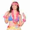 Hawaii Accessoires Set Pink 4-teilig Karneval Zubehör Damen