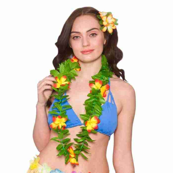 Hawaii Lei Rosa Blüten - Carnival Store GmbH