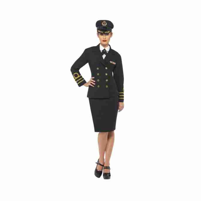 Marine Offizier Kostüm Damen - Vintage Navy Uniform - carnivalstore.de