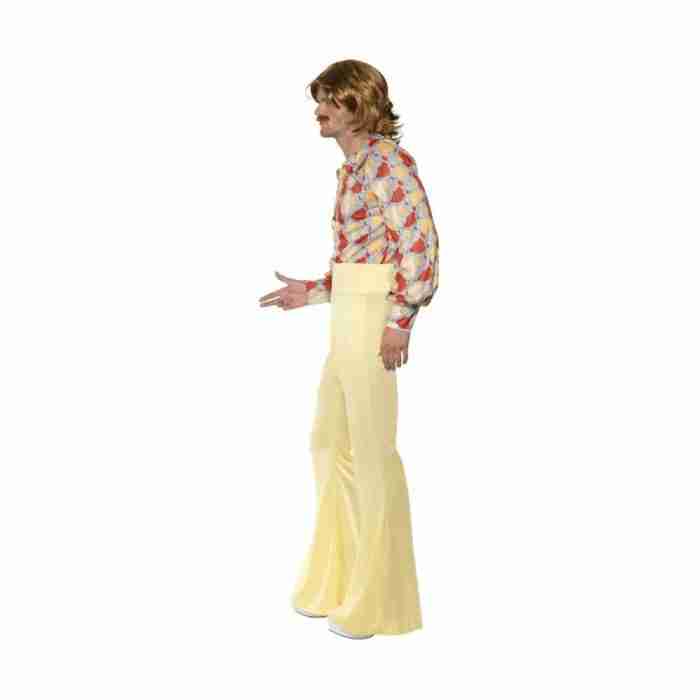 Herren 60er Jahre Groovy Guy Kostüm Detailansicht Hippie Outfit
