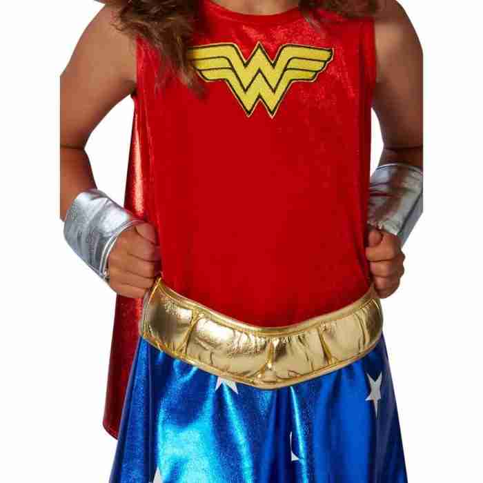 Wonder Woman Kostüm für Kinder - Komplettes Set mit allen Accessoires