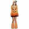 Kürbis Kostüm Damen Orange Halloween Verkleidung - carnivalstore.de