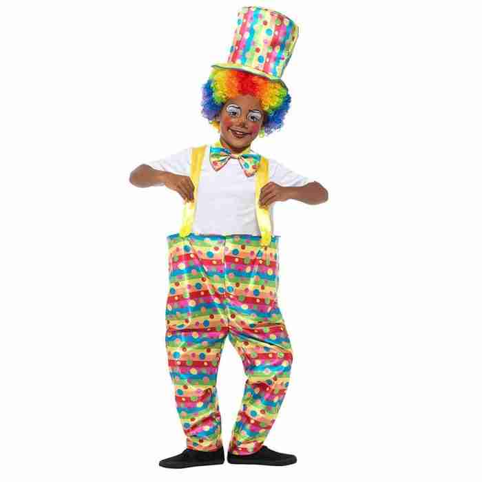 Clown Kostüm Jungen - Buntes Karnevalskostüm für Kinder