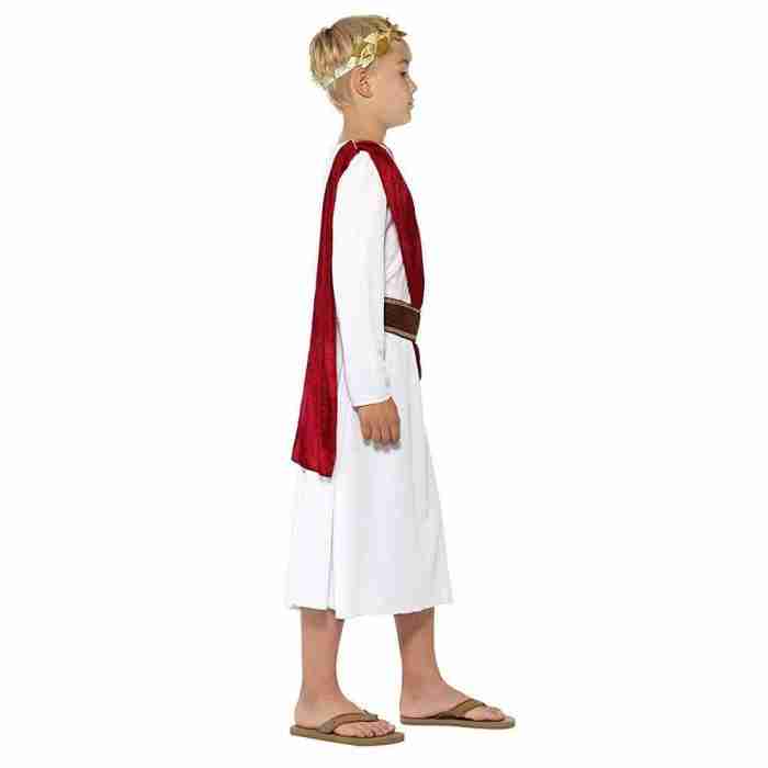 Authentisches Römerkostüm für Kinder in Weiß - carnivalstore.de