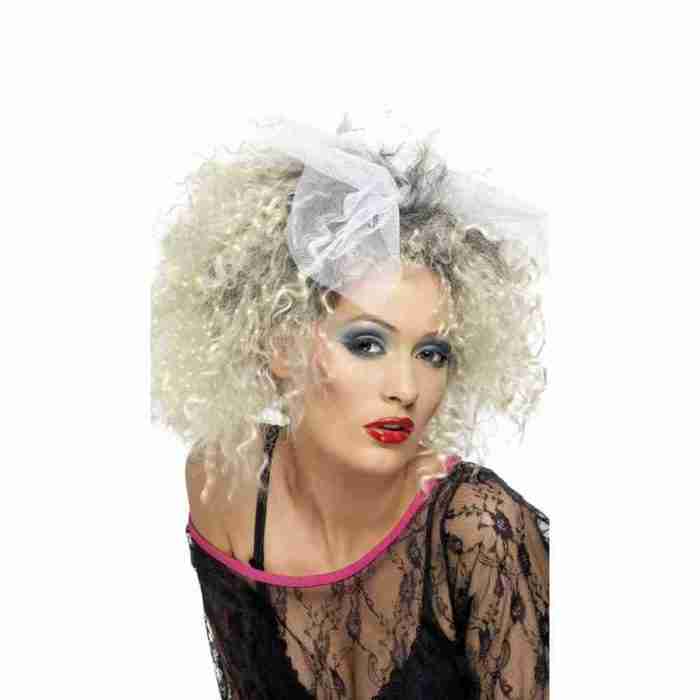Blonde 80er Jahre Damenperücke Wild Child Style