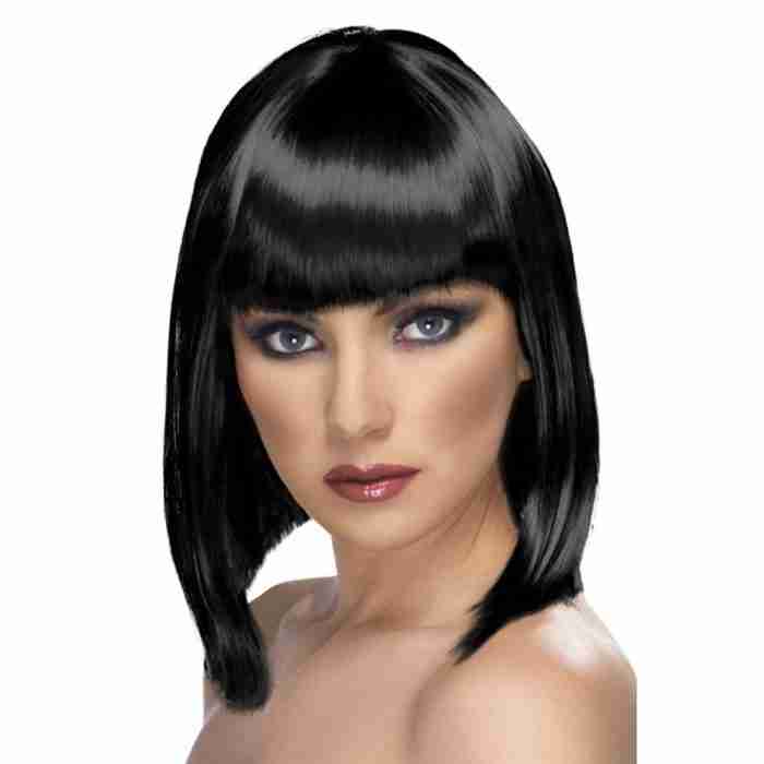 Glamour Perücke Damen kurz mit Pony - carnivalstore.de