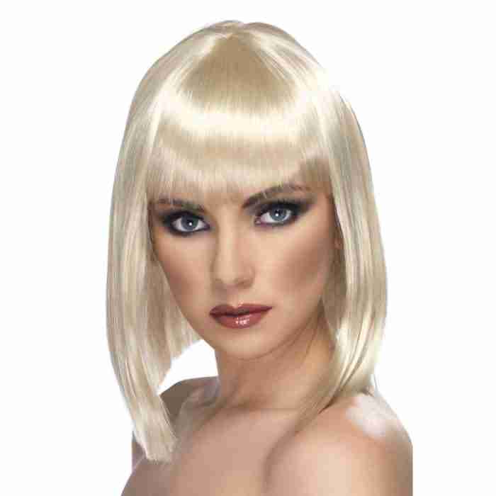 Damen Glamour Perücke Schwarz - carnivalstore.de