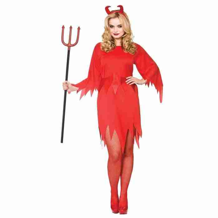 Teufelskostüm Damen Rot - Wicked Devil Halloween Kostüm - carnivalstore.de