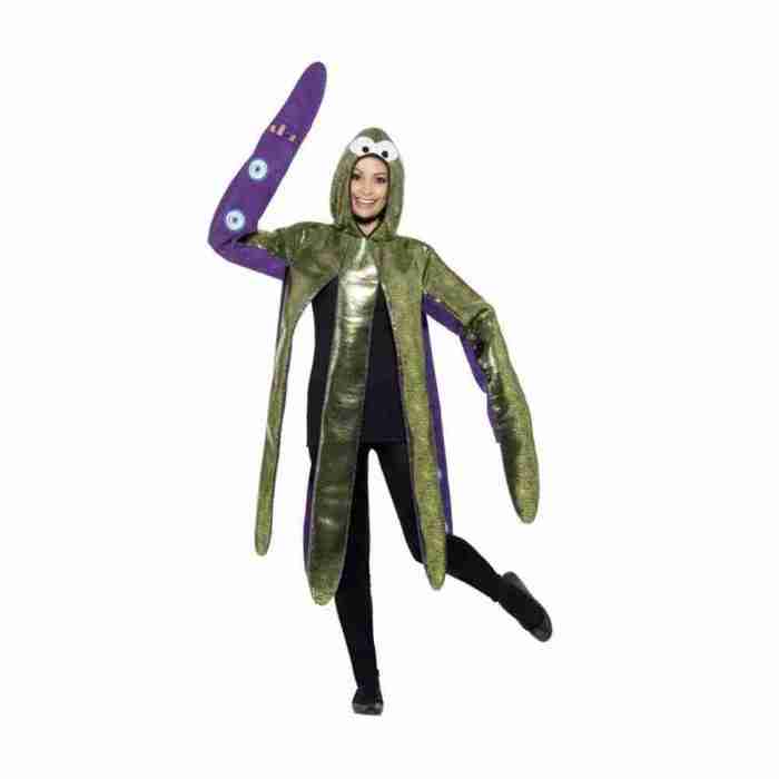 Oktopus Kostüm Schaumstoff lila Tierkostüm Karneval