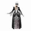 Schwarze Witwe Baronin Kostüm Damen Halloween Verkleidung schwarz