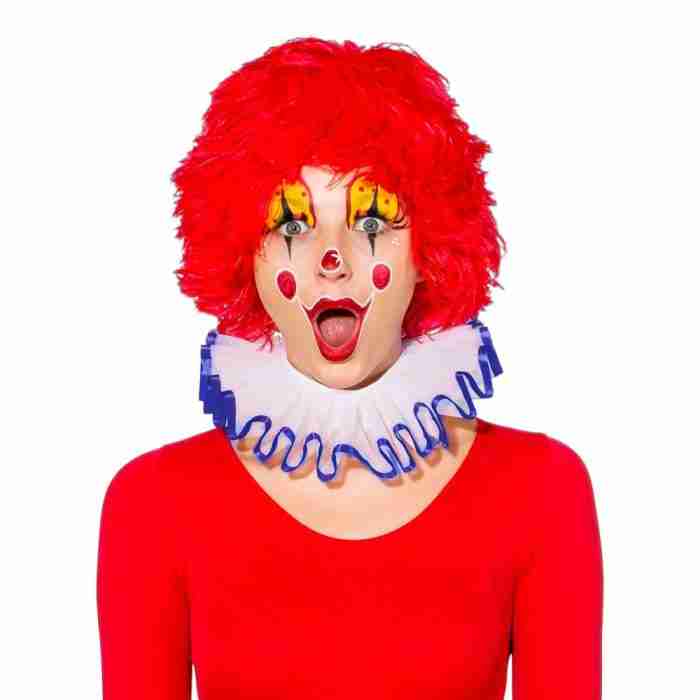 Karnevalszubehör Clown Kragen Bunt - carnivalstore.de