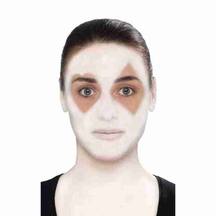 Queen of Hearts Make-up Kit Gesichtsfarben Details