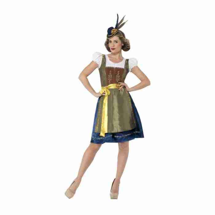 Oktoberfest Kostüm Damen Traditionelle Deluxe Heidi bayerisches Dirndl - carnivalstore.de