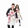 Halloween Schürze Blutig Unisex Metzger Kostüm Accessoire