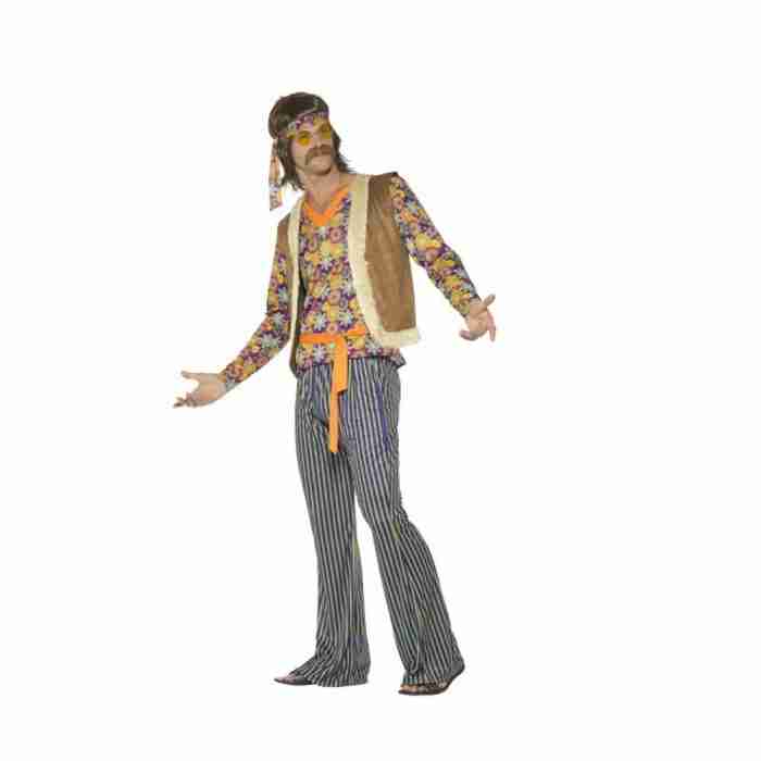 Hippie Kostüm Herren 60er Jahre Sänger mit Weste - carnivalstore.de