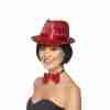 Pailletten Trilby Hut - Glitzernder Karnevalshut von Smiffy's