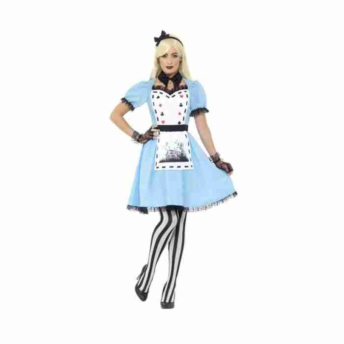 Märchen Teeparty Kostüm Deluxe Damen Blau - carnivalstore.de