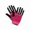 80er Jahre Netzhandschuhe Neon Pink Punk Mesh Fingerlos - Carnival Store GmbH