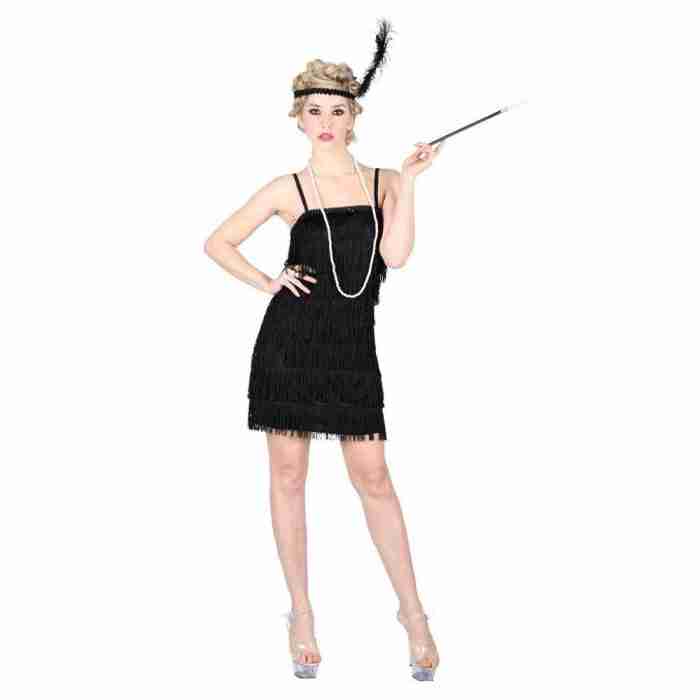 Flapper Kostüm Damen Schwarz 1920er Jahre - Carnival Store