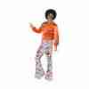 Herren 60er Jahre Schlaghose mehrfarbig - Groovy Flared Trousers