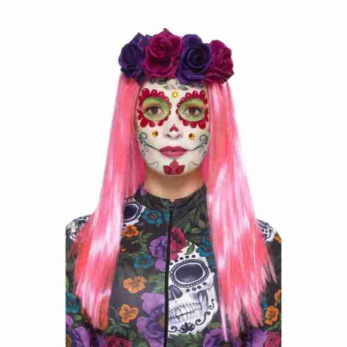Day of the Dead Schminke Set Aqua Dia de los Muertos Make-up Kit