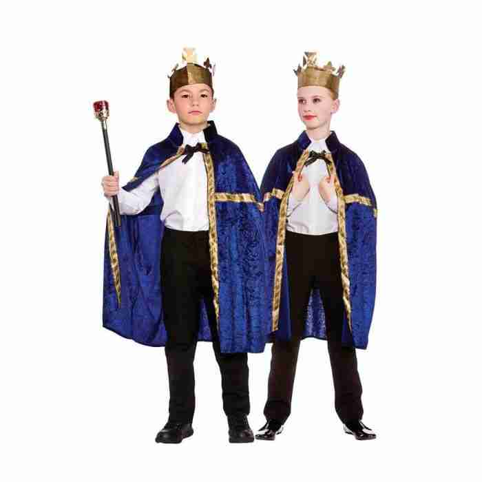 Königskostüm Deluxe Samtmantel Rückansicht - carnivalstore.de