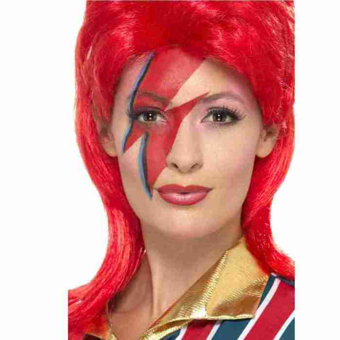 Space Superstar Make-up Kit Blitz Schablone Applikatoren Smiffy's