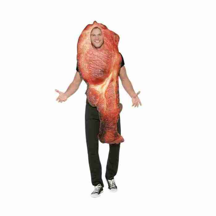 Karnevalskostüm Bacon Wappenrock rosa Unisex Faschingskostüm