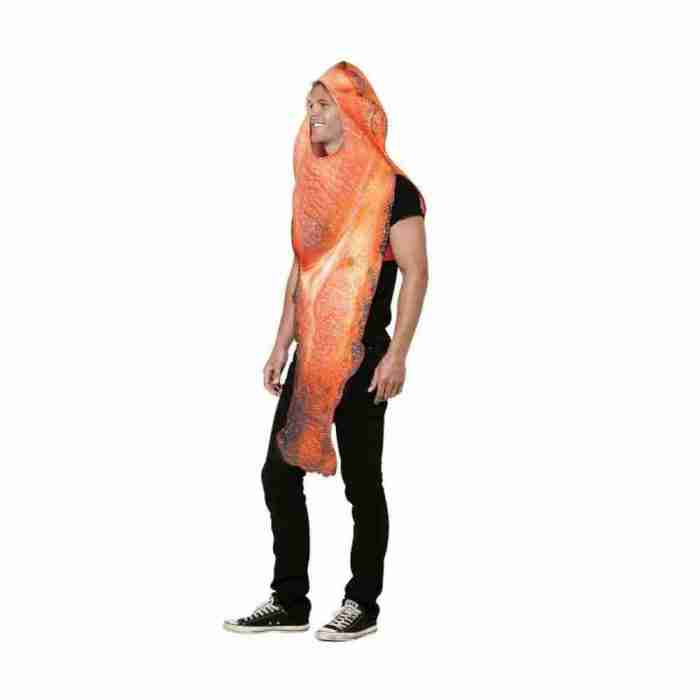 Lustiges Bacon Kostüm Unisex Wappenrock für Karneval und Fasching