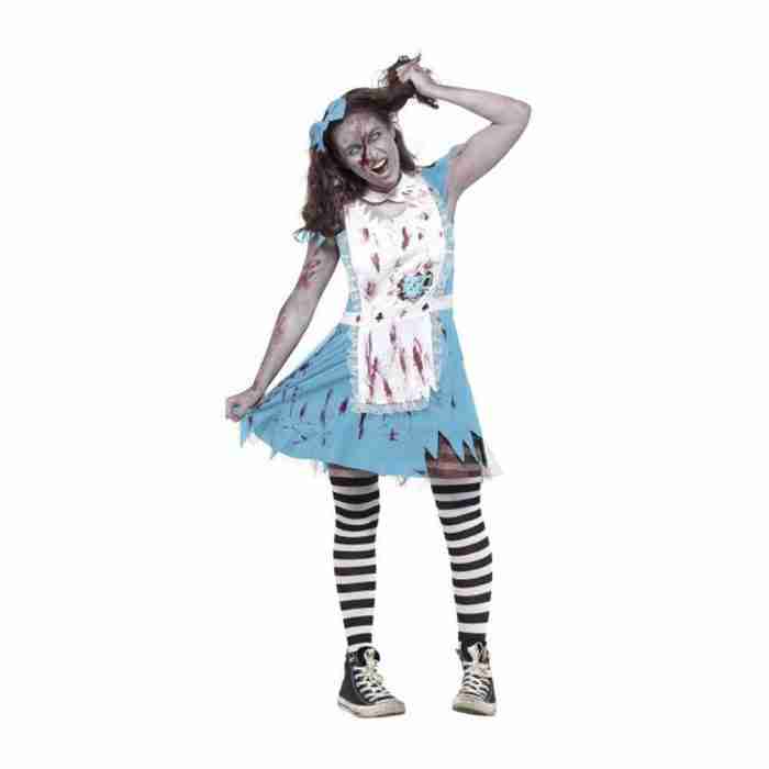 Zombie Teeparty Kostüm Rückansicht - carnivalstore.de