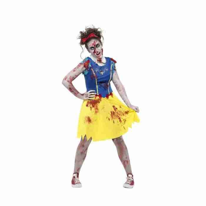 Zombie Schneewittchen Kostüm Damen Halloween Verkleidung - carnivalstore.de