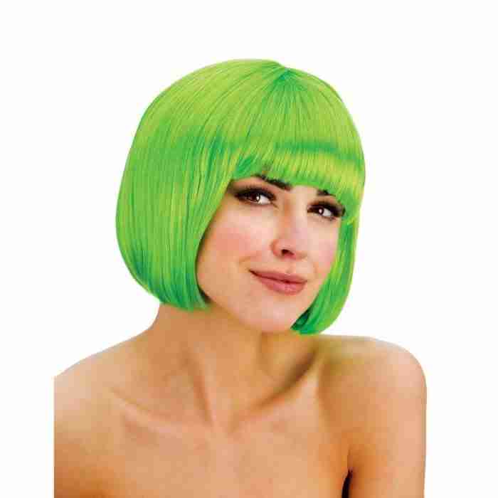 Diva Bob Perücke neon gelb - carnivalstore.de