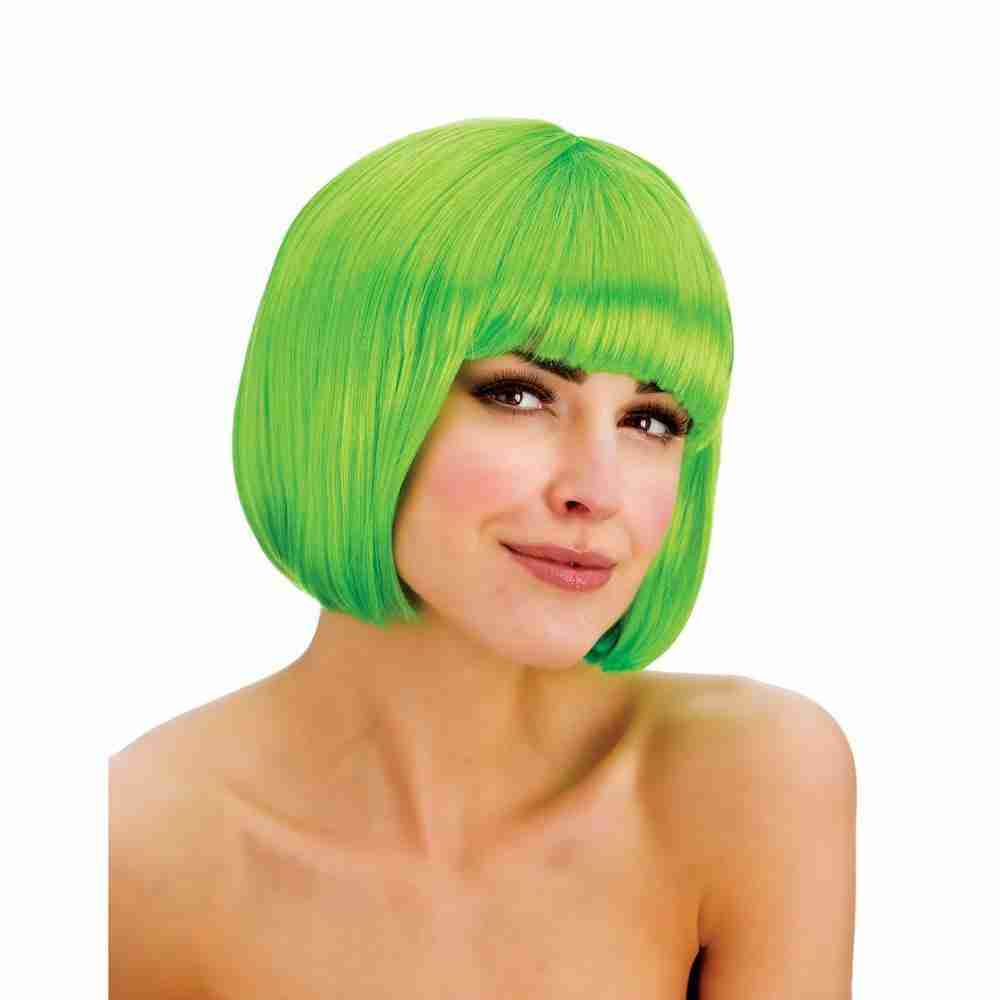 Diva Bob Perücke neon gelb - carnivalstore.de