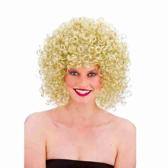 80er Disco Perücke Braun - carnivalstore.de