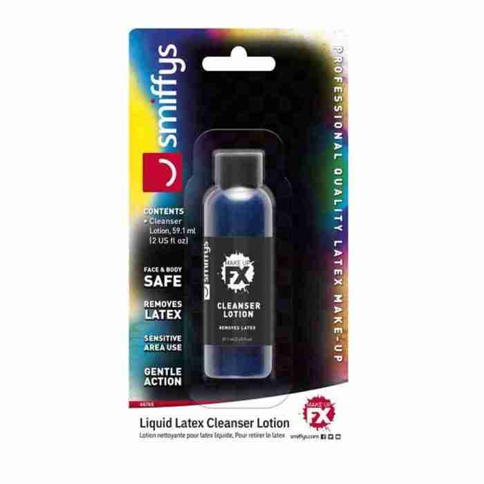 Liquid Latex Reiniger Lotion 59ml Smiffy's Latex Entferner
