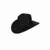 Cowboy Hut Wildleder Schwarz Braun - Western Kostüm Accessoire