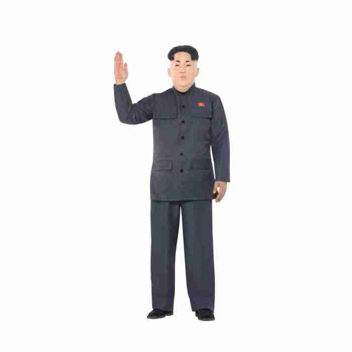 Diktator Kostüm Grau Herren Militär Uniform - carnivalstore.de