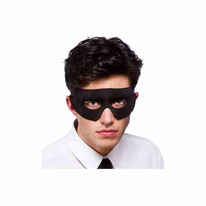 Superhelden Augenmaske Bandit in Schwarz - carnivalstore.de