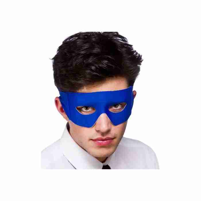 Superhelden Augenmaske Bandit in Blau - carnivalstore.de