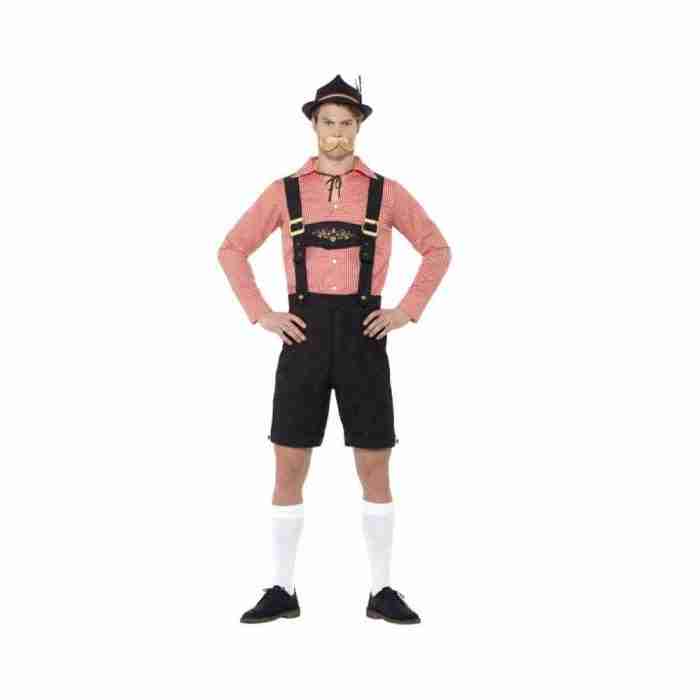 Oktoberfest Kostüm Herren Lederhosen Set - carnivalstore.de