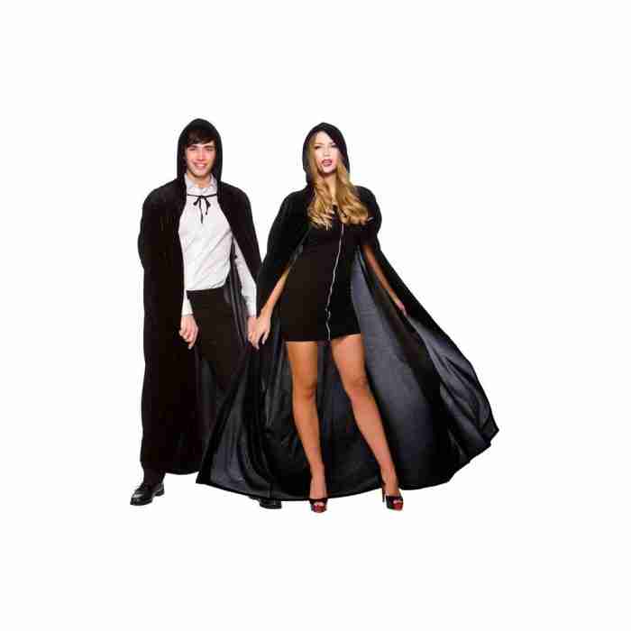 Erwachsene Deluxe Samt Cape mit Kapuze - carnivalstore.de