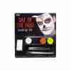 Day of the Dead Schminke Set Moustache Man mit 4 Farben Halloween Make-up