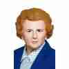 Celebrity Maske Iron Lady Latex braun Karneval Fasching