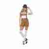 Oktoberfest Kostüm Damen Sexy Dirndl Braun - carnivalstore.de