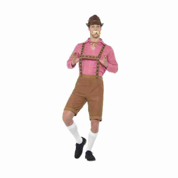 Oktoberfest Kostüm Herren Bayerisches Lederhosen Set - carnivalstore.de